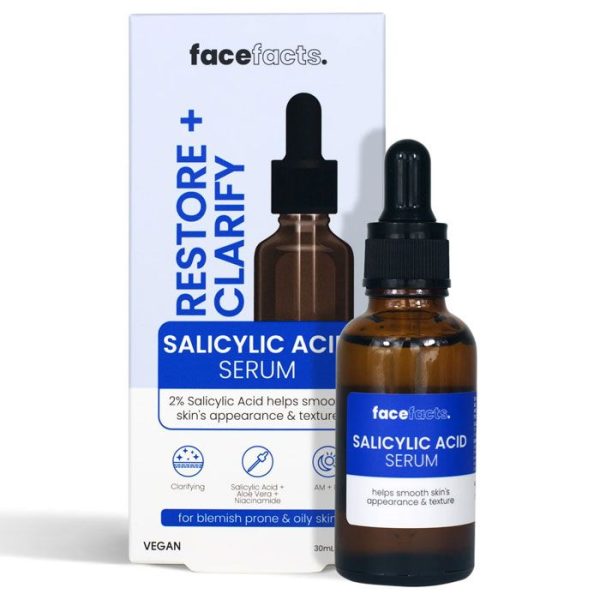 Face Facts Restore Clarify Salicylic Acid Facial Serum 30ml